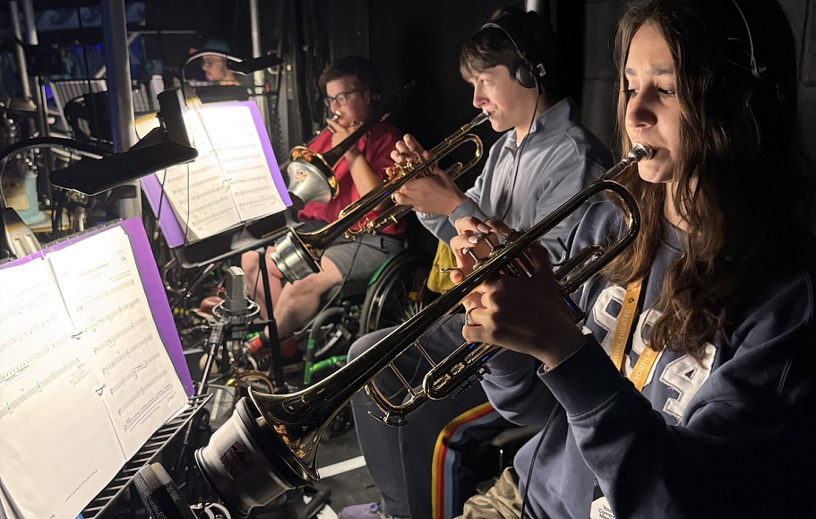 NYMT pit band trumpeter