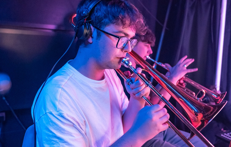 Pit band trumpeter
