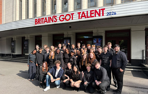 A group of NYMT actors rehearsing